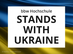 bbw Hoschule stands with Ukraine