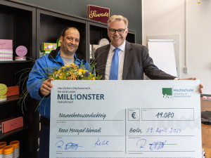 Reza Moayed Ahmadi und Prof. Dr.-Ing. Robert Dust (v. li.) | Foto: bbw Gruppe