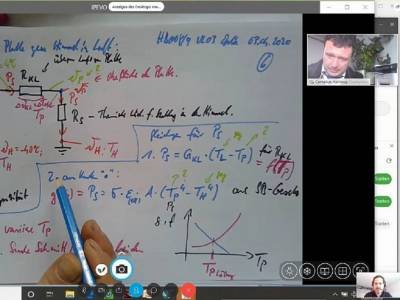 Online Vorlesung mit Prof. Hahlweg