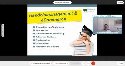 Online Open Campus Day: Trade Management and eCommerce with Prof. Jasniak