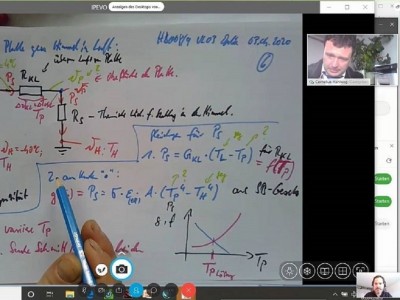 Online Vorlesung mit Prof. Hahlweg