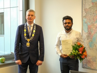 DAAD Prize Presentation with Prof. Hafer