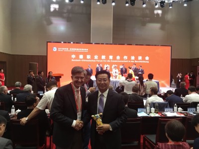 Prof. Buller at Hebei College of Industry and Technology