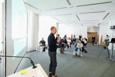 Oliver MacConnell bei der Immatrikulationsfeier zum Wintersemester 2020/21