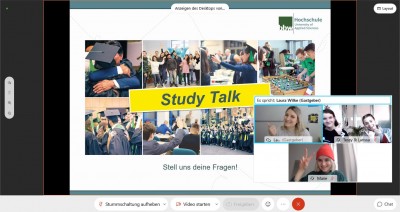 Online Open Campus Day: Study Talk