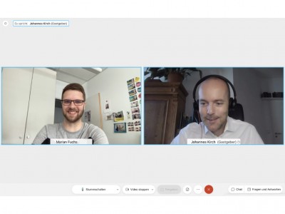 Impressionen vom Online Tag der offenen Tür der bbw Hochschule