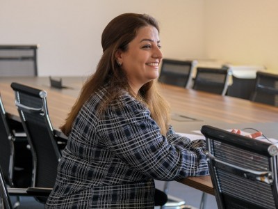 Prof. Shafighi bei der digitalen Immatrikulationsfeier