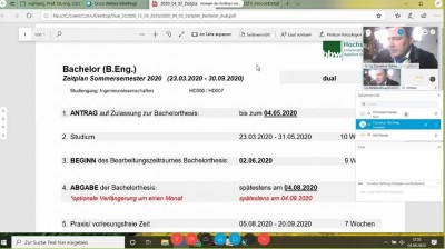 Dual Online Teaching: Semester Plan Topic