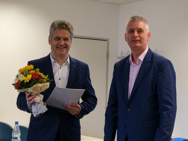 Prof. Dr.-Ing. Kaschka bei seiner Berufung zum Prorektor für akademische Weiterbildung