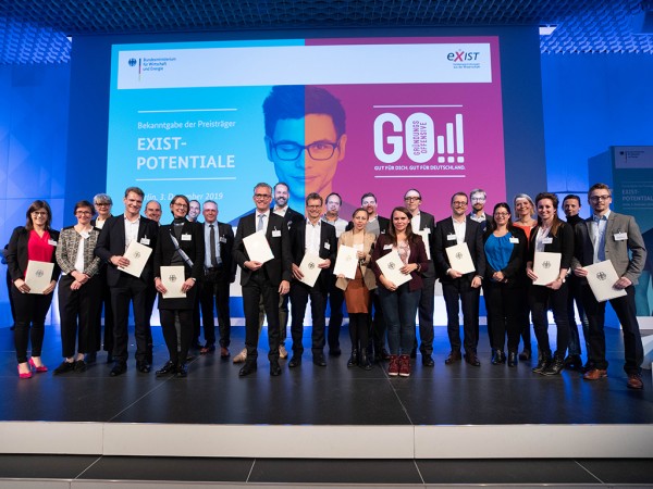 Preisträger EXIST (Quelle: BMWI/BILDKRAFTWERK/Peter-Paul Weiler)