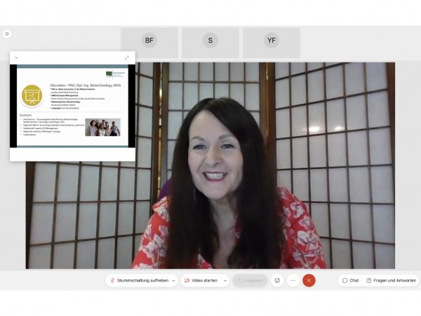 Impressionen vom Online Tag der offenen Tür der bbw Hochschule